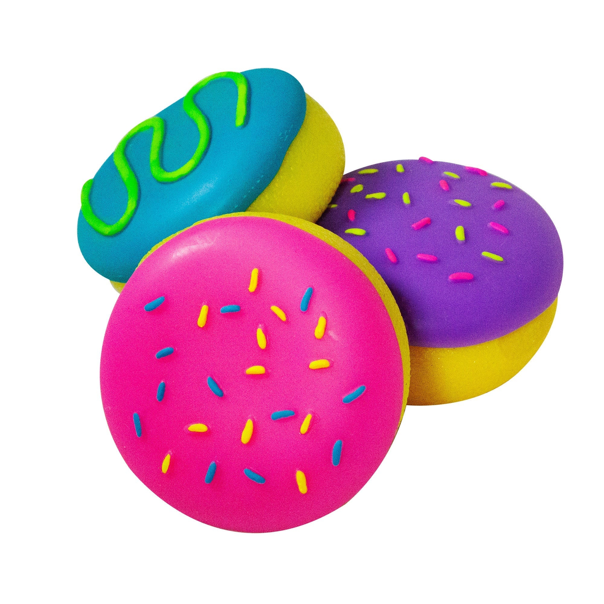 Playful Geometric Jelly Dohnut NeeDoh | Signature Seaside Lane - Deliciously Soft Cupcake Sensory Glob Detail