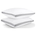 Ergonomic Memory Foam 2 Pack Cotton Down Alternative Pillows,Queen Size Bed Pillows Gusseted Hypoallergenic - Ergonomic Memory Foam Pillow for Neck Pain Support - Default Title