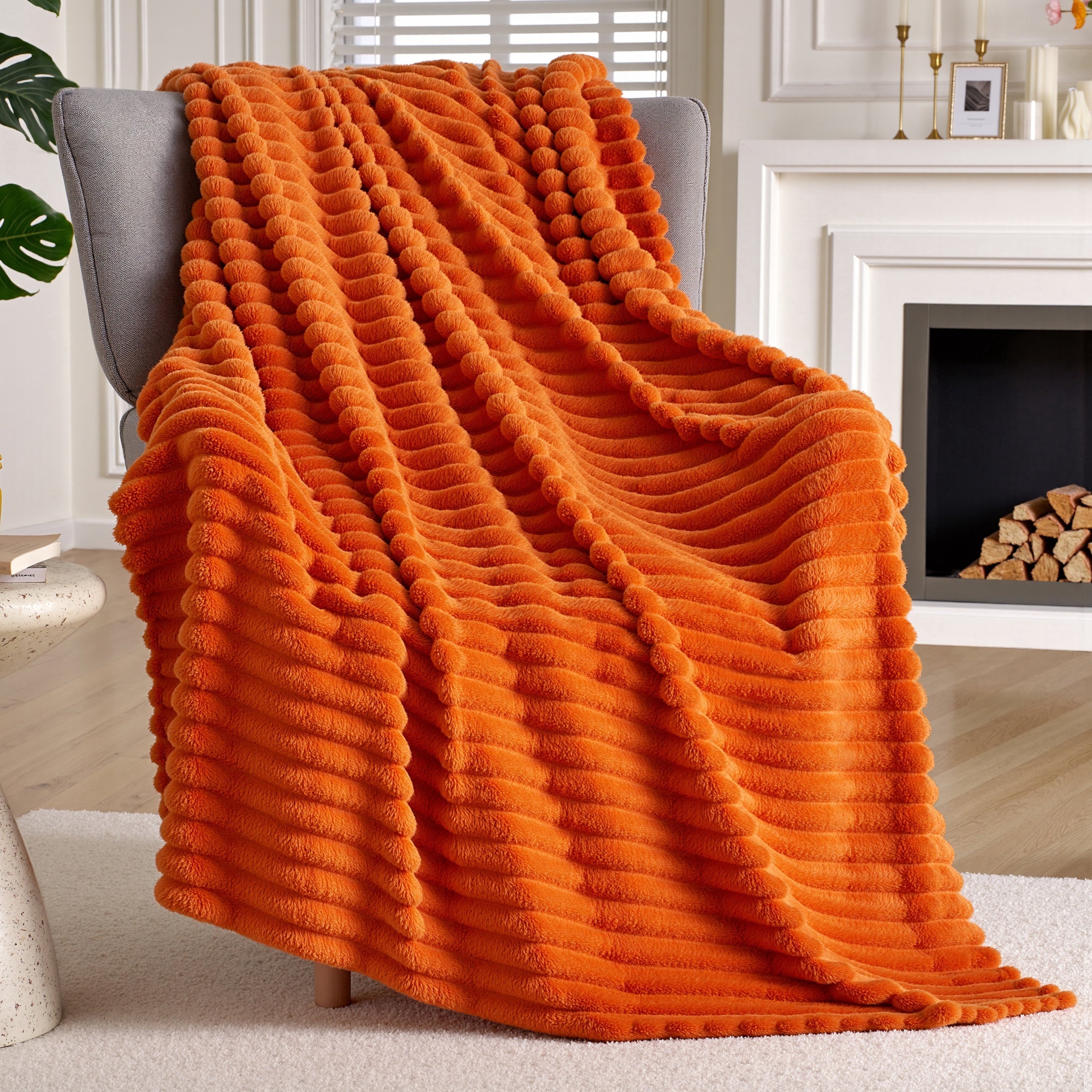 Decorative Knitted Throw Blanket for Couch,Bed,Sofa,Soft Throw Blanket Knitted,Gifts for Women Mom Girls,Throw Home Room Decor Aesthetic... - Super Soft Reversible Sherpa Flannel Blanket - Default Title