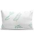 Fluffy Shredded King Size Bamboo Pillow, Memory Foam Bed Pillows with Washable Pillowcases, King - Decorative Throw Pillow Cushion for Sofa & Bed - Default Title