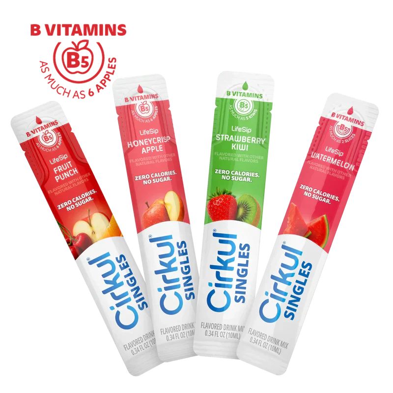 Zero-Calorie 16-Pack  Singles LifeSip Bundle TIN3 - Zero-Calorie Multi-Flavor Sip Pods for Water Bottle - Default Title