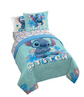 Luxurious Quilted Lilo and Stitch Sweet Stitch 5 Piece Twin Size Kids Comforter Set with Sham - Super Soft Bed Set for Kids - Hypoallergenic Ultra-Fluffy Quilt for Winter - Default Title