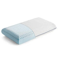 Hotel Collection Medium Feel Standard Size Ventilated Gel Memory Foam Bed Pillow with Washable Cover and Temperature Regulating Infusion - Decorative Throw Pillow Cushion for Sofa & Bed - Default Title