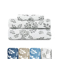 Ultra-Soft Lux Decor Twin Microfiber Bed Sheets - 3 Piece Floral Sheet Set, Soft Breathable Bedding, Wrinlkle Resistant, OEKO-TE... - Luxury Bed Sheet Set with Deep Pockets - Default Title