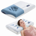 Ergonomic Memory Foam Cooling Memory Foam Bed Pillow for Neck Pain Relief, Two-Sided Cooling Pillow for Back, Stomach and Side Sleepers, Tw... - Orthopedic Shredded Foam Bed Pillow Set - Default Title