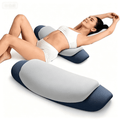Ergonomic Memory Foam Lumbar Support Pillow for Bed, Memory Foam Ergonomic Lower Back Support Waist Pillow for Side Back and Stomach Sleepe... - Decorative Throw Pillow Cushion for Sofa & Bed - Default Title