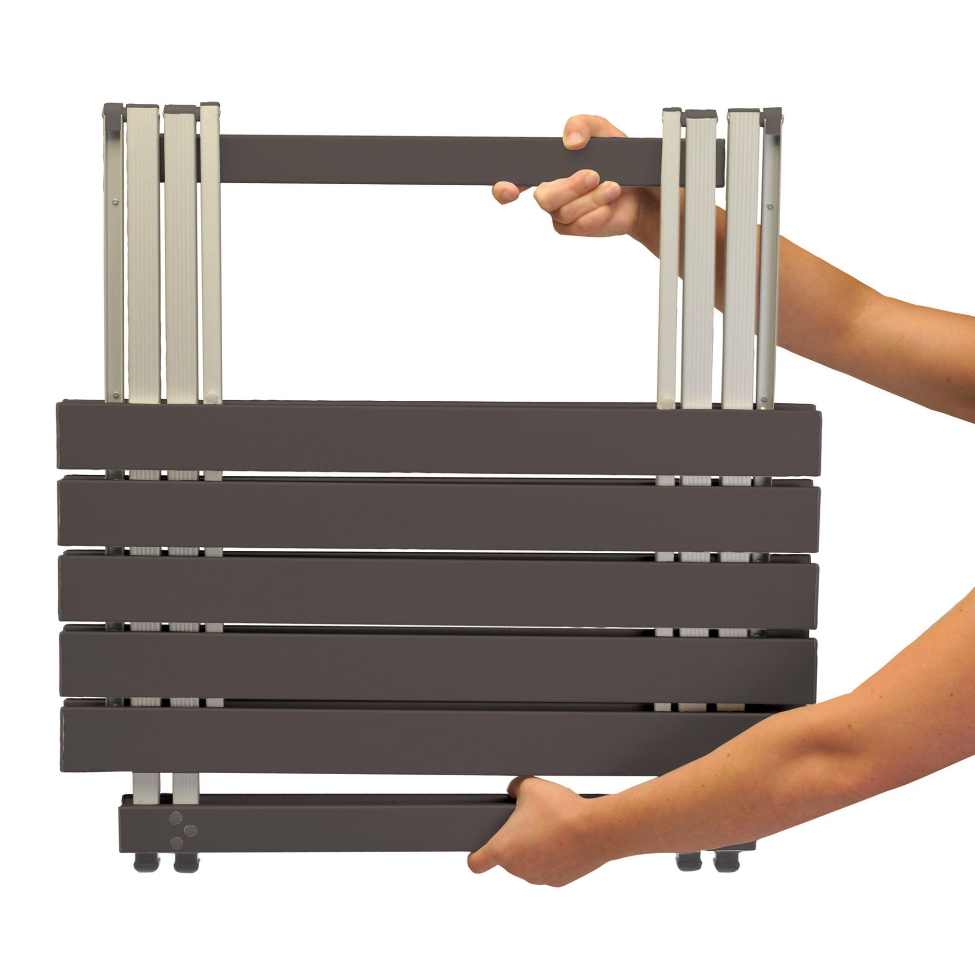 Slim-Fold Compact Camp Table 25 - Choice 214 - Slim-Fold Outdoor Cook Station with Storage Shelves Detail