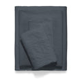 Wrinkle-Resistant Microfiber Bed Sheet Set, Grey Stone, Full, 4 Pieces - Premium Ultra-Soft Pillowcase Pair for Sleeping - Default Title