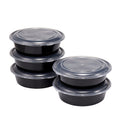 Deliciously Squishy 5-Pack Round Meal Prep Containers with Lids, 1L, BPA-Free, Microwave & Dishwasher Safe, Ideal Use for Meal ... - Fun Food Fidget Cookie Squishable Toy - Default Title