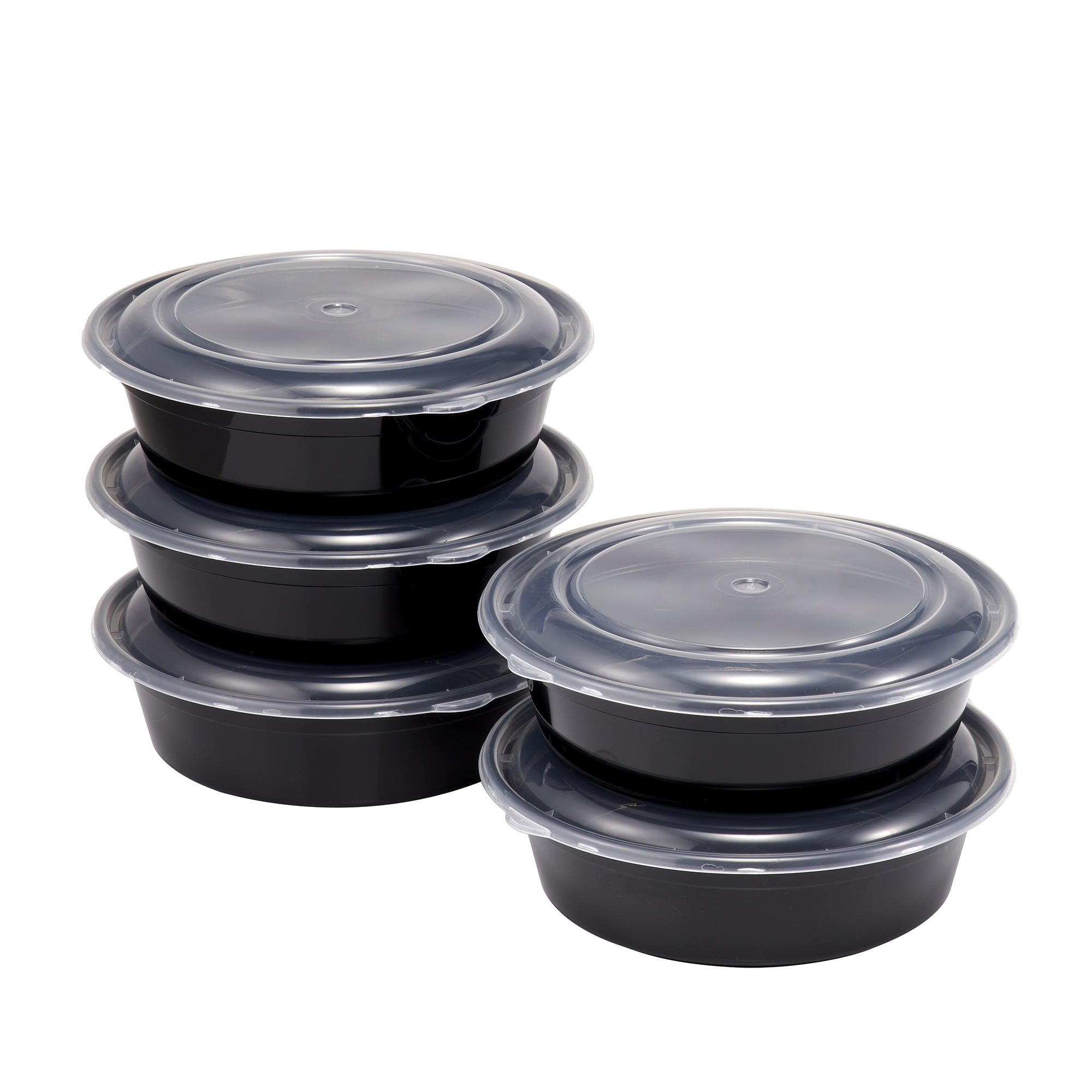Deliciously Squishy 5-Pack Round Meal Prep Containers with Lids, 1L, BPA-Free, Microwave & Dishwasher Safe, Ideal Use for Meal ... - Fun Food Fidget Cookie Squishable Toy - Default Title