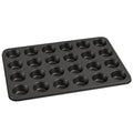 Innovative 24 Cavity Mini Muffin Pan, Non-Stick Bakeware,1.8 inch Diameter Cups,Gray,Carbon Steel - Premium Stainless Steel Garlic Presser & Peeler - Default Title