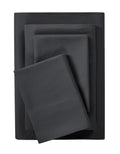 Cooling Sateen Microfiber Bed Sheet Set, Queen, Rich Black, 4 Piece - Luxury Bed Sheet Set with Deep Pockets - Default Title