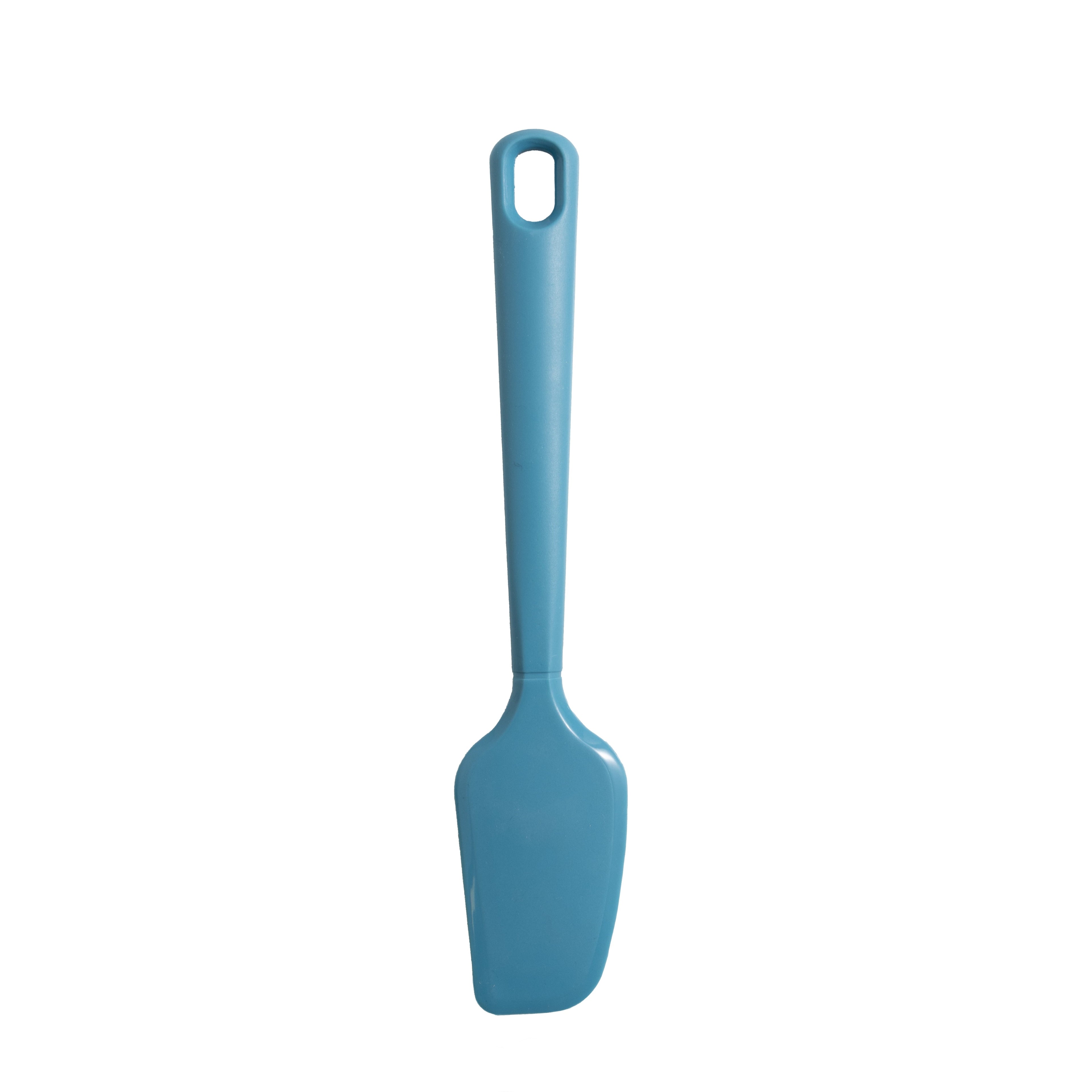 Durable Steel Silicone Food- Grade Blue 10.55" L Kitchen Spatula - Professional Kitchen Tool for Culinary Enthusiasts - Default Title