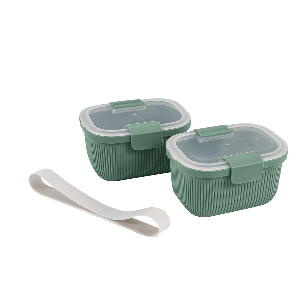 Fun Food Fidget Food Storage Snack Container, Plastic, Rectangle, Green, 19oz Capacity, Best Used for On-the-Go Snacks and Small Port... - Deliciously Soft Cupcake Sensory Glob - Default Title
