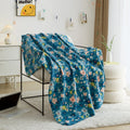 Cozy Fleece Cozy Fleece Throw Blanket Delightful Floral 50" x 60", All Ages - Lightweight Plush Warm Blanket for All Seasons - Default Title