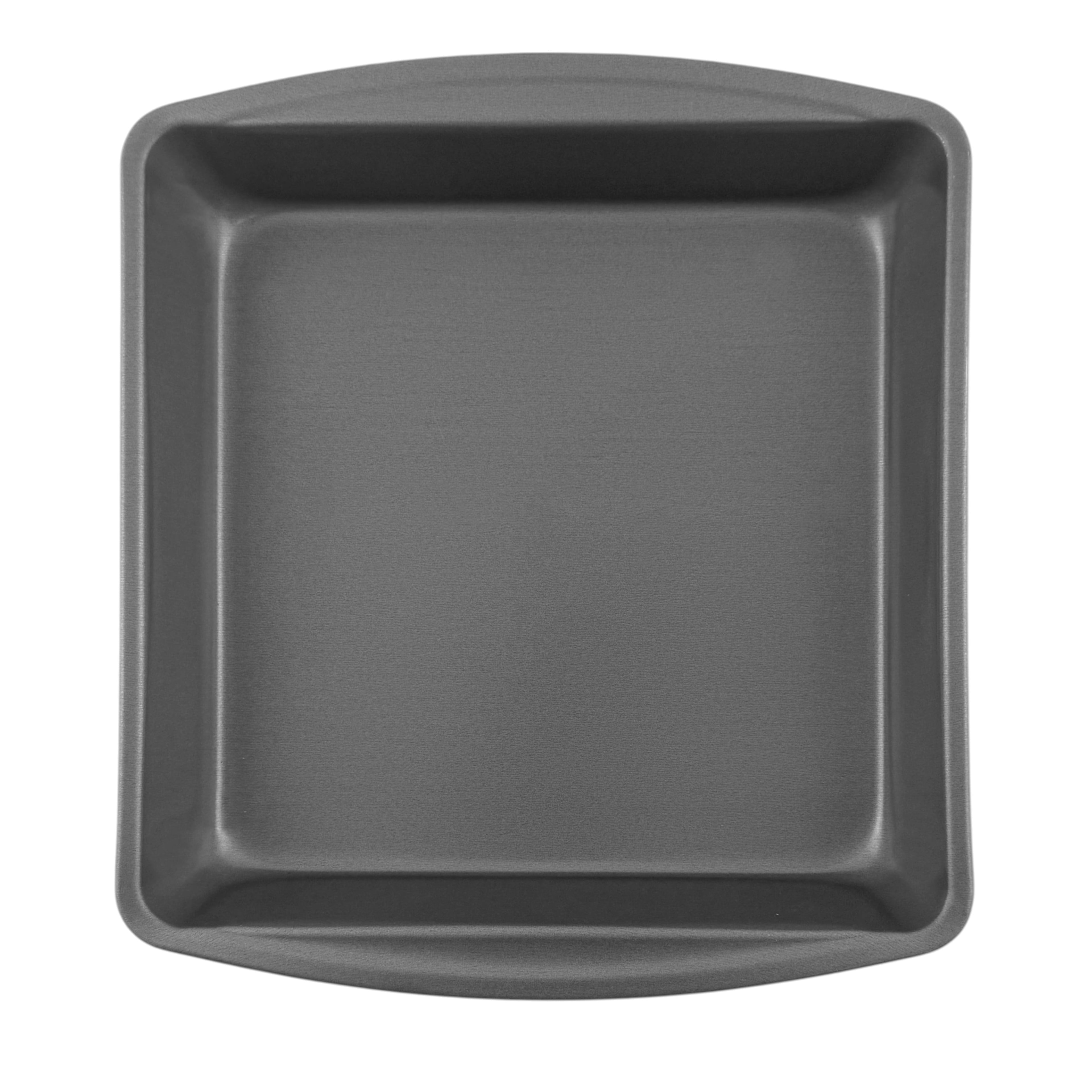 Premium Kitchen 9" x 9" x 2" Nonstick Square Cake Pan, Gray - Multi-Functional Manual Food Chopper & Slicer - Default Title