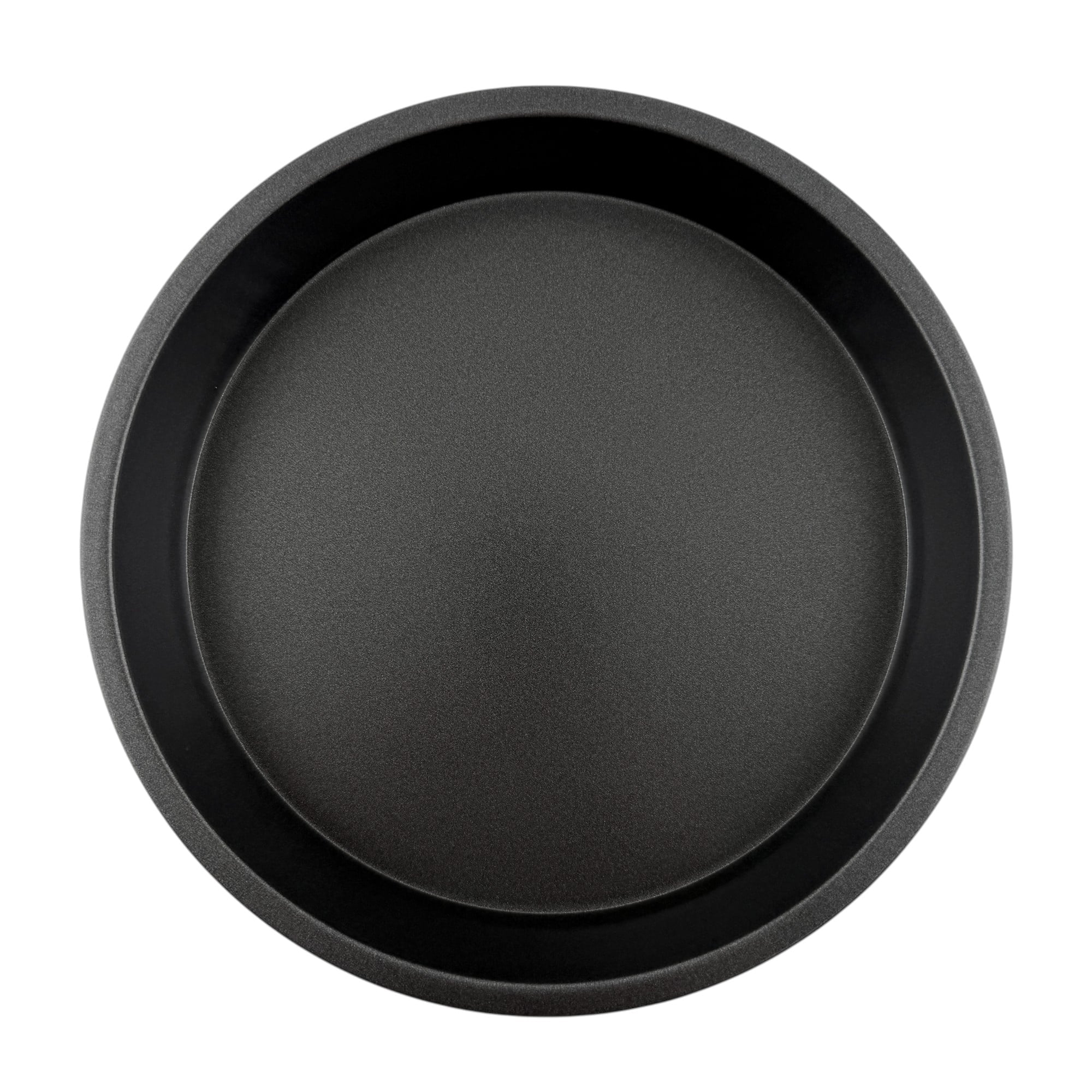Multi-Functional 9" x 9" Round Nonstick Steel Cake Pan, Dark Gray - Premium Stainless Steel Garlic Presser & Peeler - Default Title