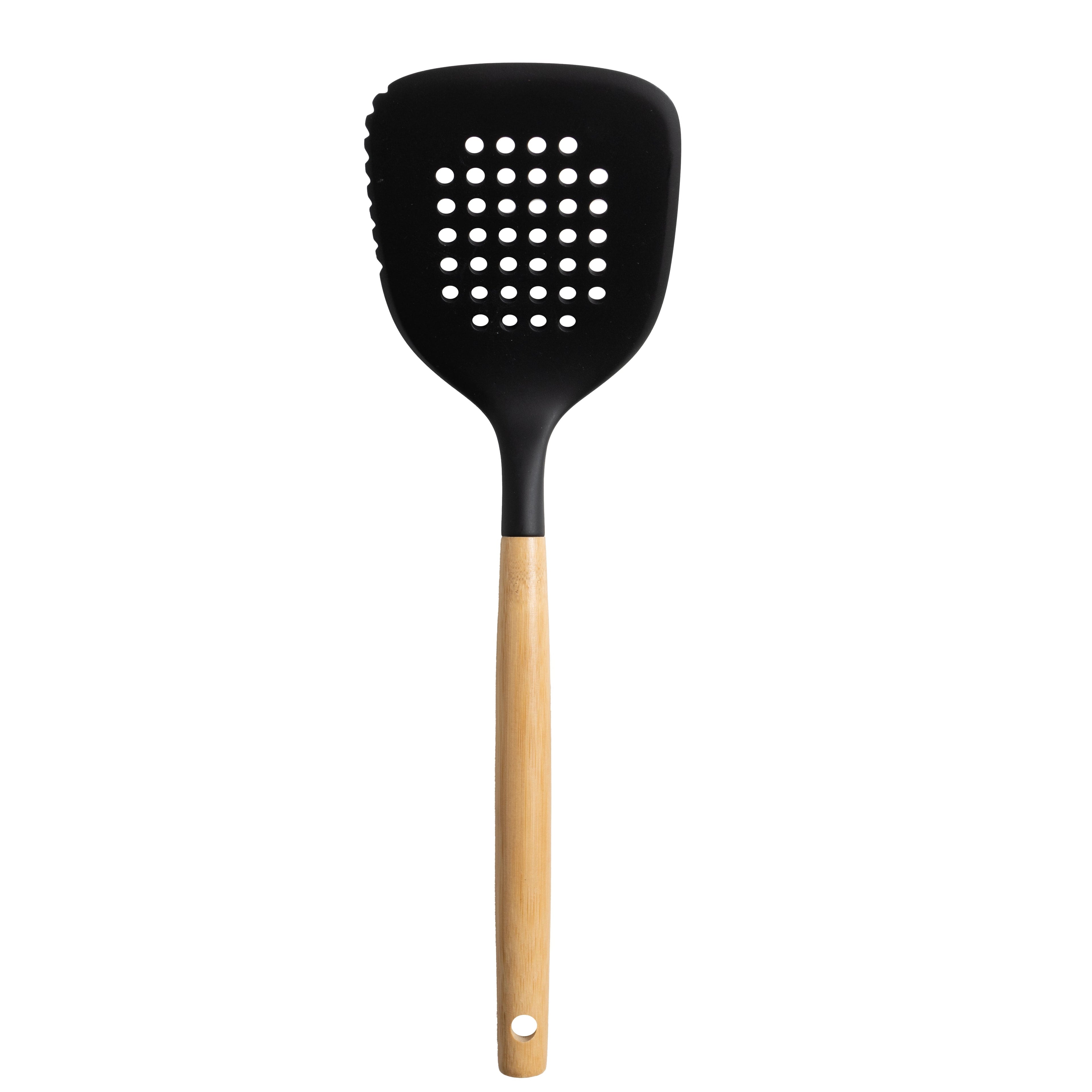 Professional Grade Kitchen and Cooking Utensil Turner, 13" L, Black - High-Precision Culinary Tool for Baking & Cooking - Default Title