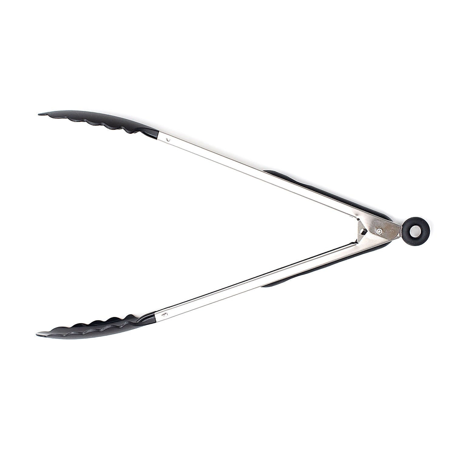 Chef-Quality 13 Inch Rust Resistant Nylon End Stainless Steel Dripless Kitchen Tongs - Multi-Purpose Hand Tool for Daily Meal Prep - Default Title