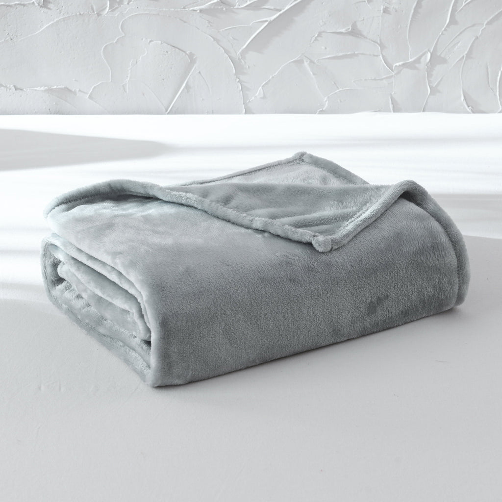Cozy Fleece Super Soft Plush Blanket, Gray, Twin, Adult/Teen - Super Soft Reversible Sherpa Flannel Blanket - Default Title