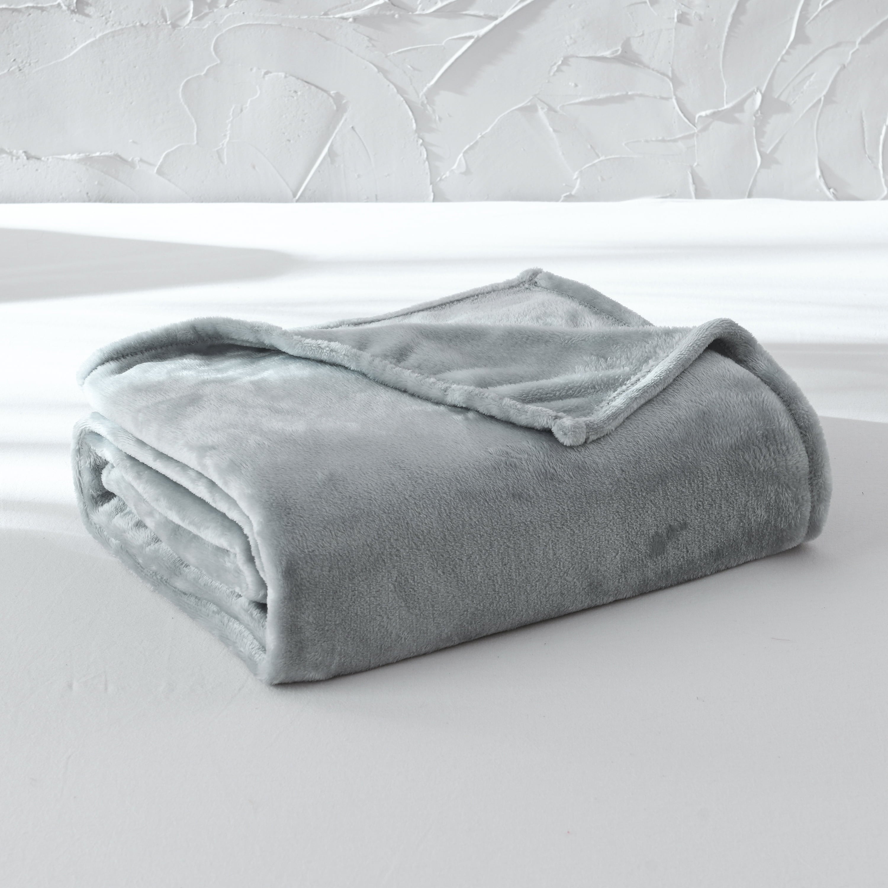 Cozy Fleece Super Soft Plush Blanket, Gray, Twin, Adult/Teen - Super Soft Reversible Sherpa Flannel Blanket - Default Title