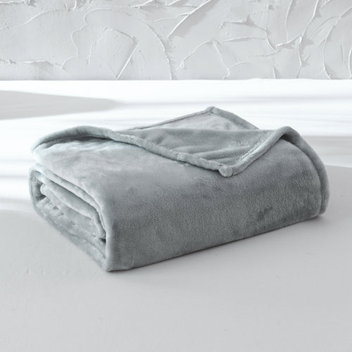 Cozy Fleece Super Soft Plush Blanket, Gray, Twin, Adult/Teen - Super Soft Reversible Sherpa Flannel Blanket - Default Title