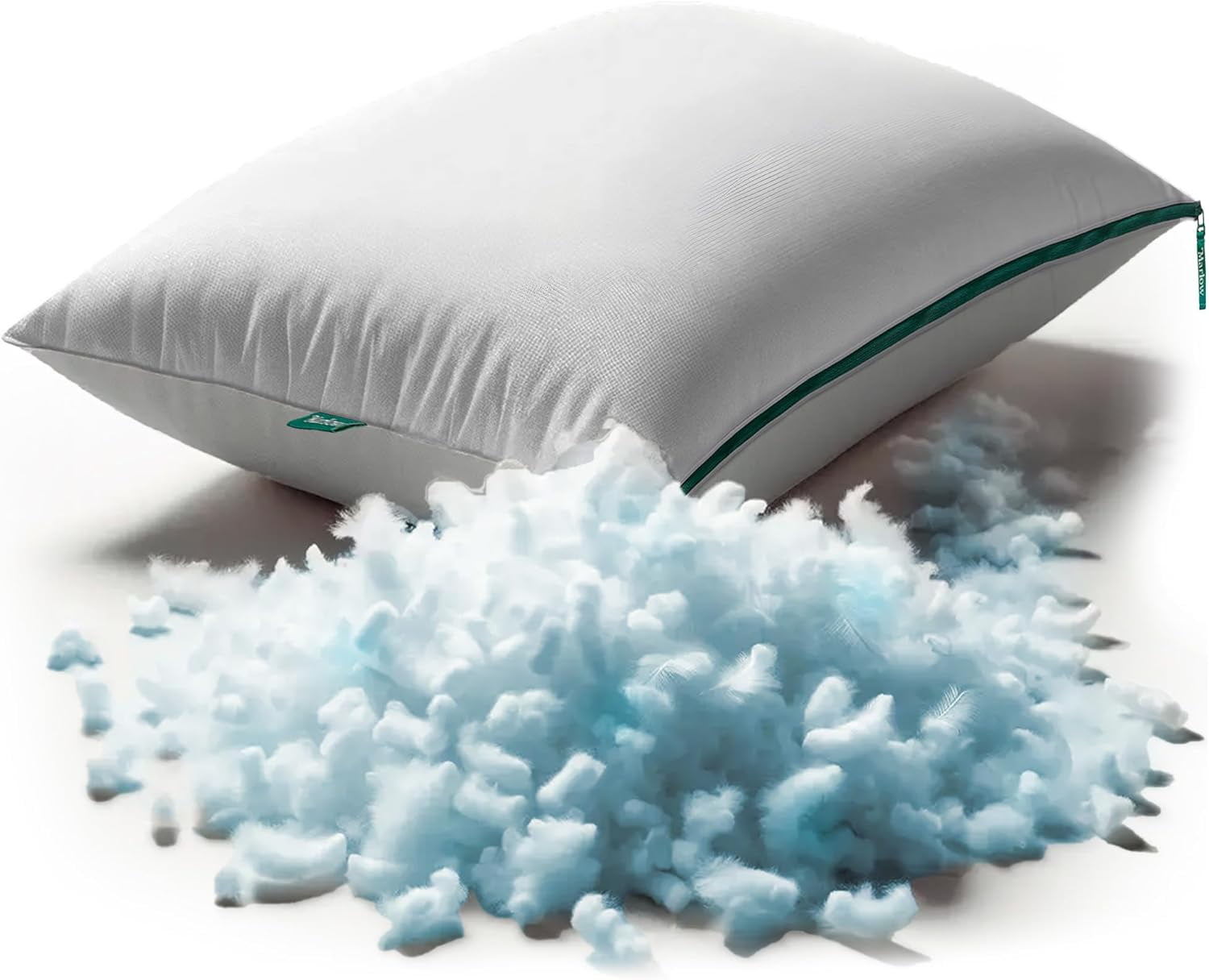 Fluffy Shredded Marlow Adjustable Memory Foam Bed Pillow - Neck and Back Support For Side, Back and Stomach Sleepers - Standard/Queen... - Orthopedic Shredded Foam Bed Pillow Set - Default Title
