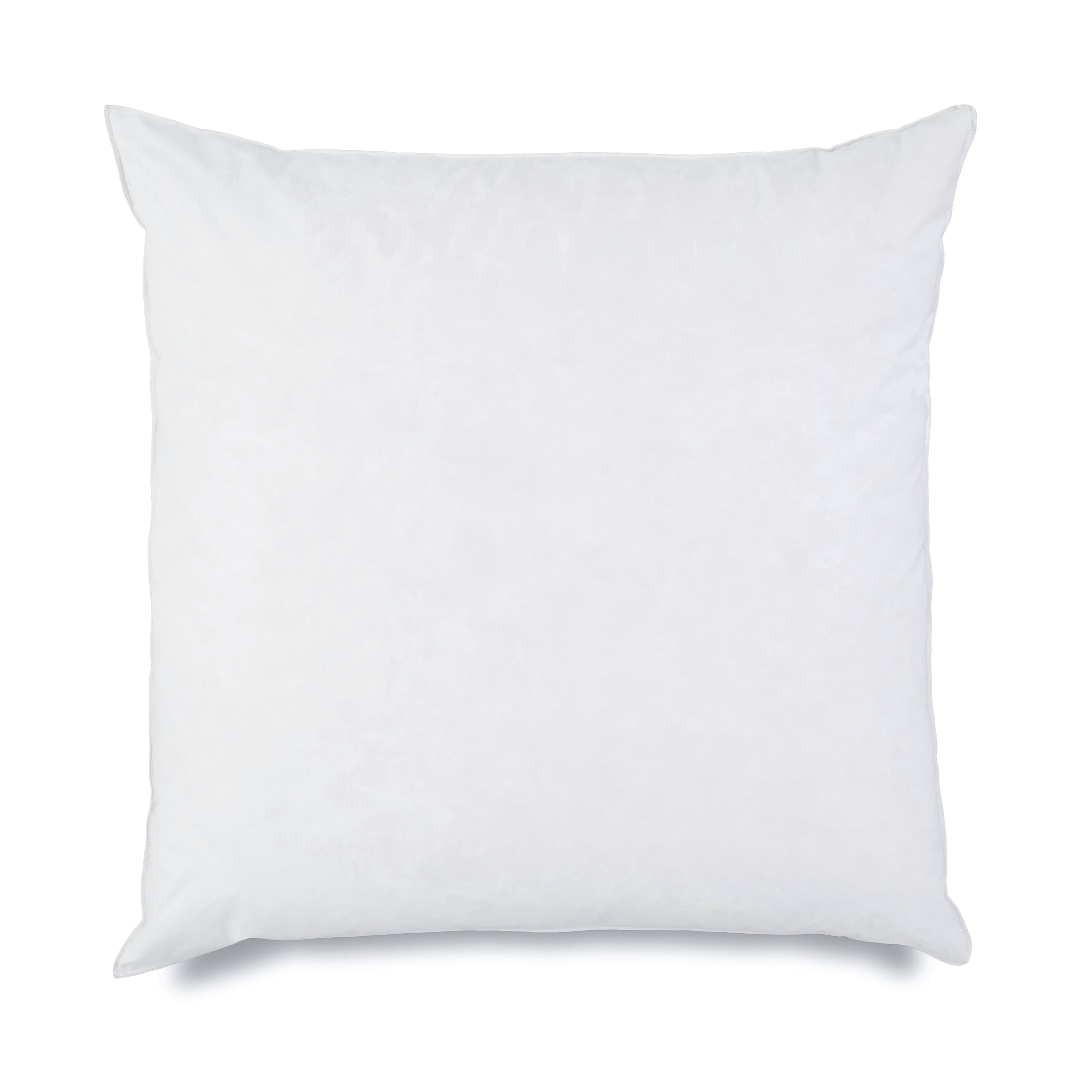 Decorative Plump Down Alternative White Euro Pillow Insert 26x26 – Soft & Durable - Ergonomic Memory Foam Pillow for Neck Pain Support - Default Title