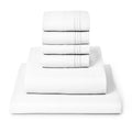 Premium Egyptian Cotton Iconic 6 Piece Bed Sheet Set Brushed Microfiber, Deep Pocket, Queen, White - Cooling Hotel Quality Bedding Sheets and Pillowcases - Default Title