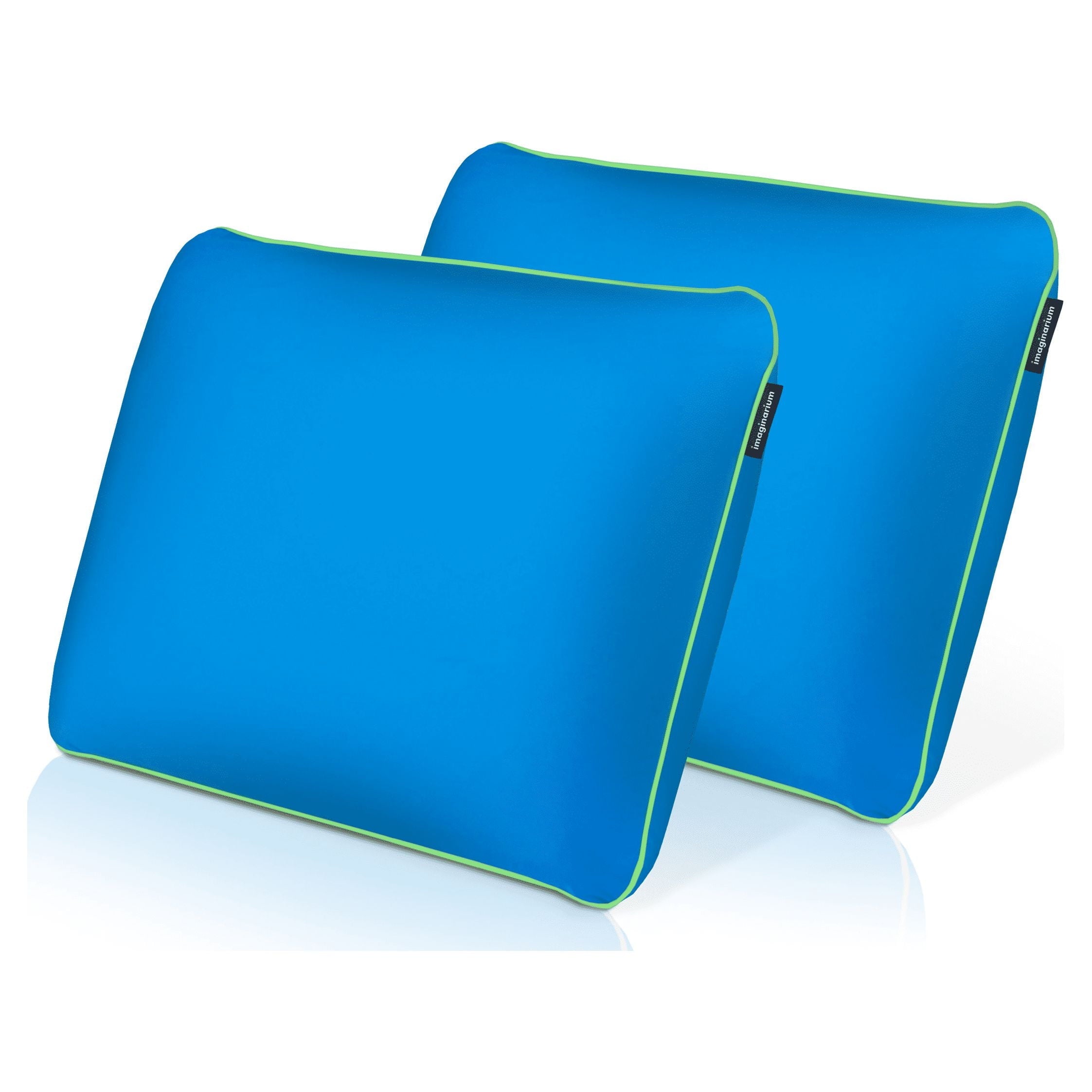Hotel Collection Memory Foam Fun Pillow with Cool-to-the-Touch Cover, Standard/Queen, Cosmic Blue, 2 Pack - Ergonomic Memory Foam Pillow for Neck Pain Support - Default Title