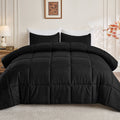 Heavyweight Warmth Queen Size Comforter Sets, 3 Piece Soft Quilted Bedding Sets, All-Season Down Alternative Comforter with 2 Pillow Sha... - Luxurious Quilted Duvet Cover Set - Default Title