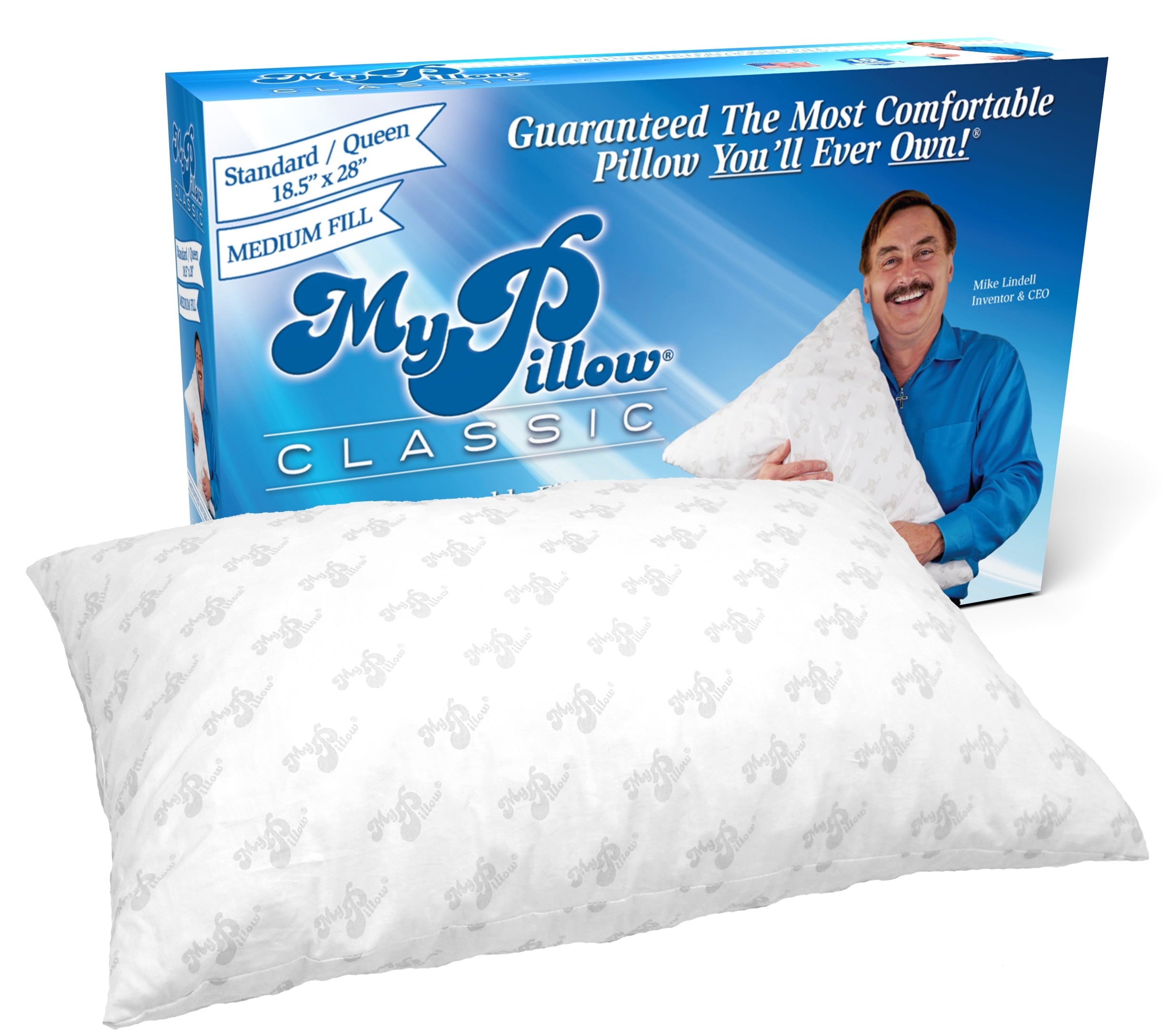 Hotel Collection Bed Pillow Classic Standard/Queen Medium - Decorative Throw Pillow Cushion for Sofa & Bed - Default Title