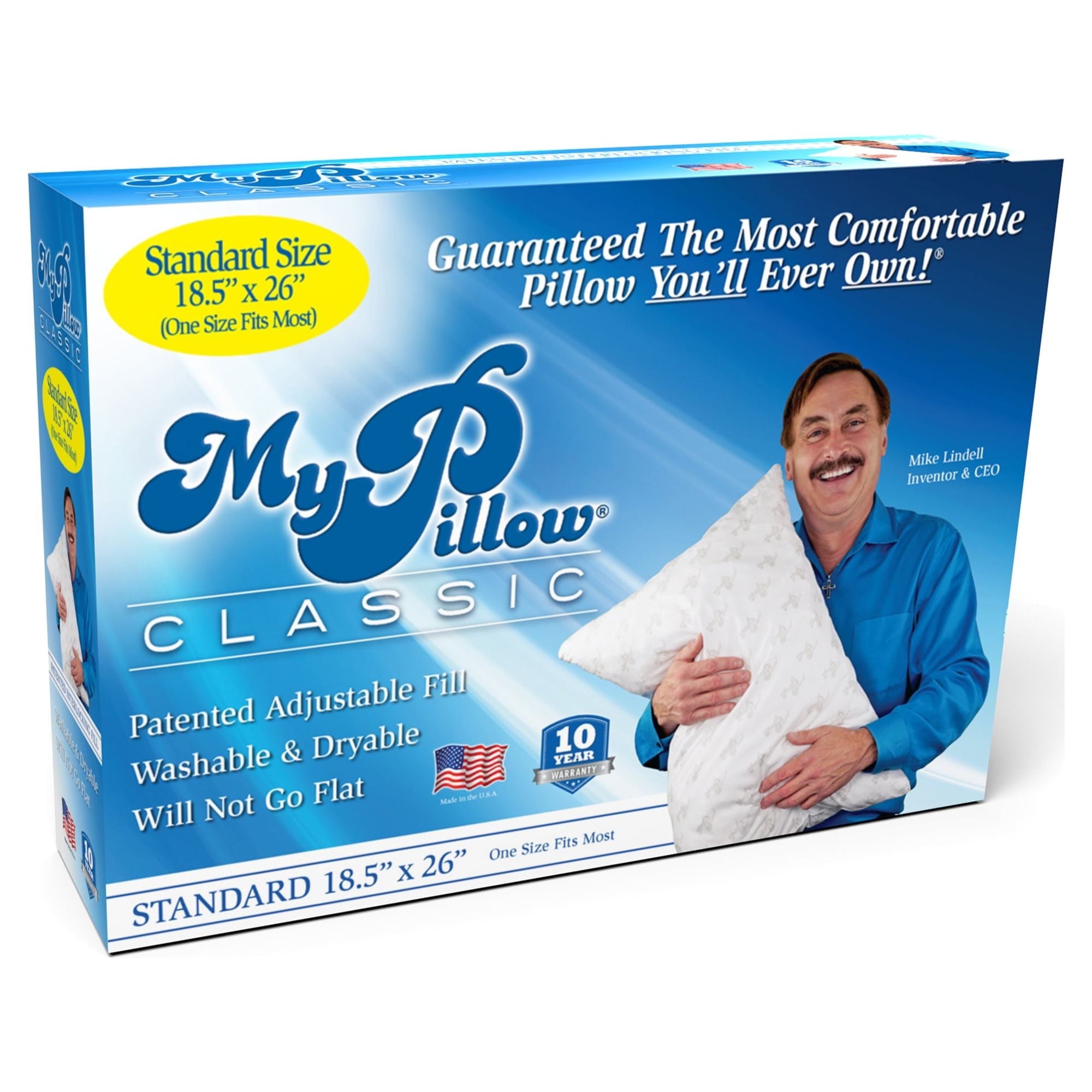 Hotel Collection Classic, Standard Size and Medium Support, 1 Pillow - Orthopedic Shredded Foam Bed Pillow Set - Default Title