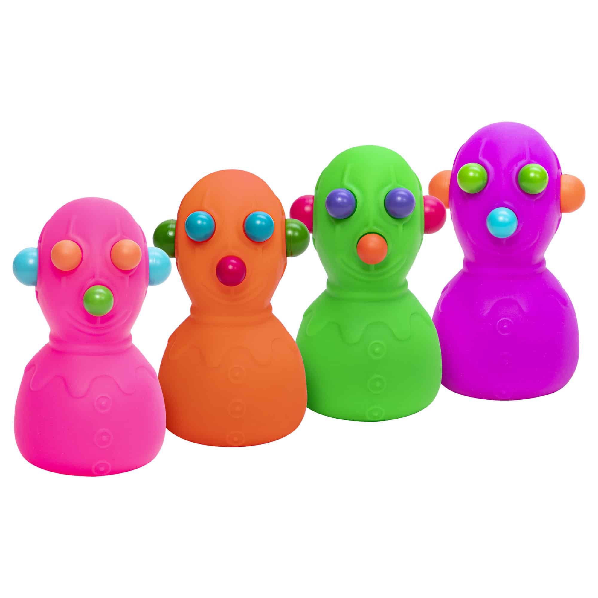 Fun Fidget Monster NeeDoh Panic Pete | Signature Seaside Bay - Collectible Shaggy Monster Squishable Toy - Surprise Me! (Random Color)