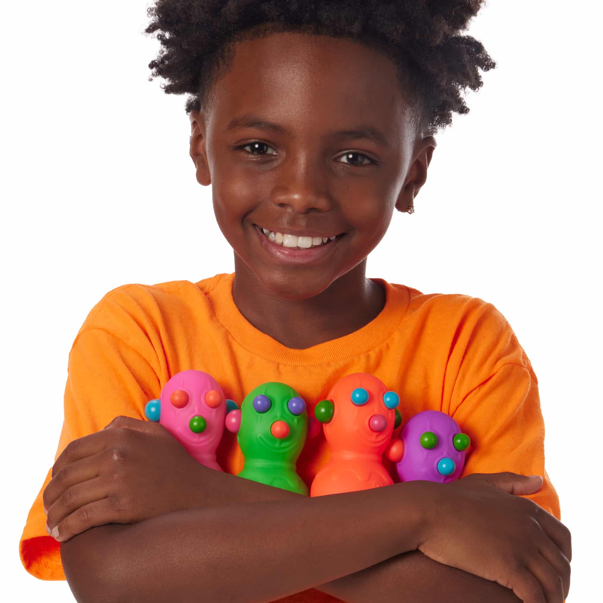 Fun Fidget Monster NeeDoh Panic Pete | Signature Seaside Bay - Collectible Shaggy Monster Squishable Toy Detail