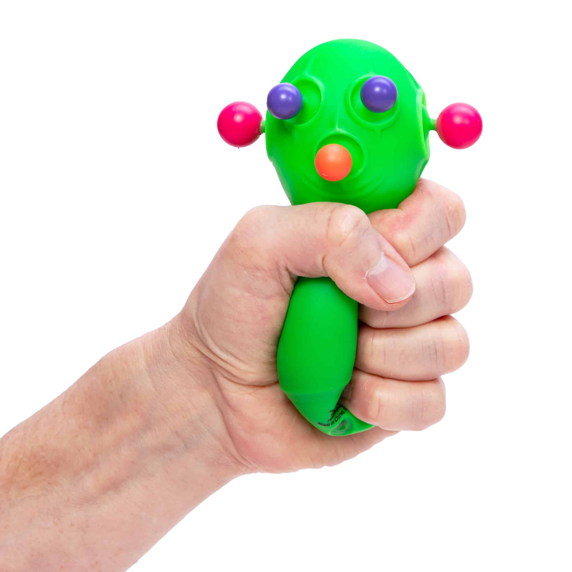 Fun Fidget Monster NeeDoh Panic Pete | Signature Seaside Bay - Collectible Shaggy Monster Squishable Toy Detail