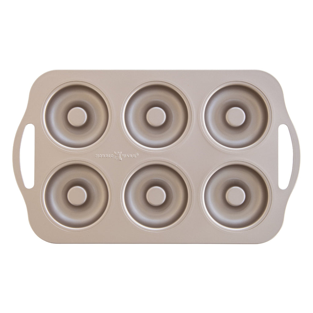 Time-Saving 6 Cavity Nonstick Steel Donut Pan - Innovative Kitchen Helper for Modern Cooking - Default Title