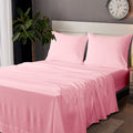 Breathable Luxury Microfiber Bed Sheets Set - 1800 Series Soft Sheet Set- 3 Piece - Twin XL - Pink - Cooling Hotel Quality Bedding Sheets and Pillowcases - Default Title