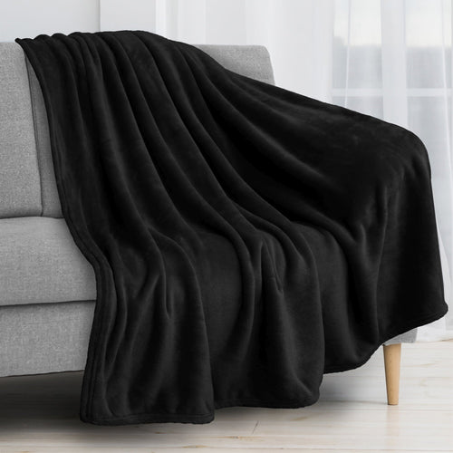 Decorative Knitted Fleece Blanket Throw | Super Soft, Plush, Luxury Flannel Throw | Lightweight Microfiber Blanket for Sofa Couch Bed 50... - Lightweight Plush Warm Blanket for All Seasons - Default Title