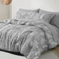 Hypoallergenic Cloud 7 Pieces Printed King Comforter Set, Lightweight Reversible Botanical Bedding Set Include Comforter, Pillow Shams, Fl... - Hypoallergenic Ultra-Fluffy Quilt for Winter - Default Title