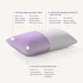 Decorative Plump Harmony Medium Standard Bed Pillow - Hypoallergenic - Orthopedic Shredded Foam Bed Pillow Set - Default Title