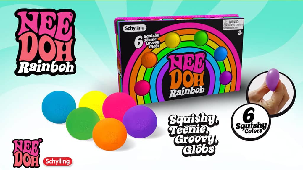 Classic Stress-Relieving NeeDoh Rainboh | Reserve Autumn Pond - Giant XL Satisfyingly Squishable Stress Toy Detail