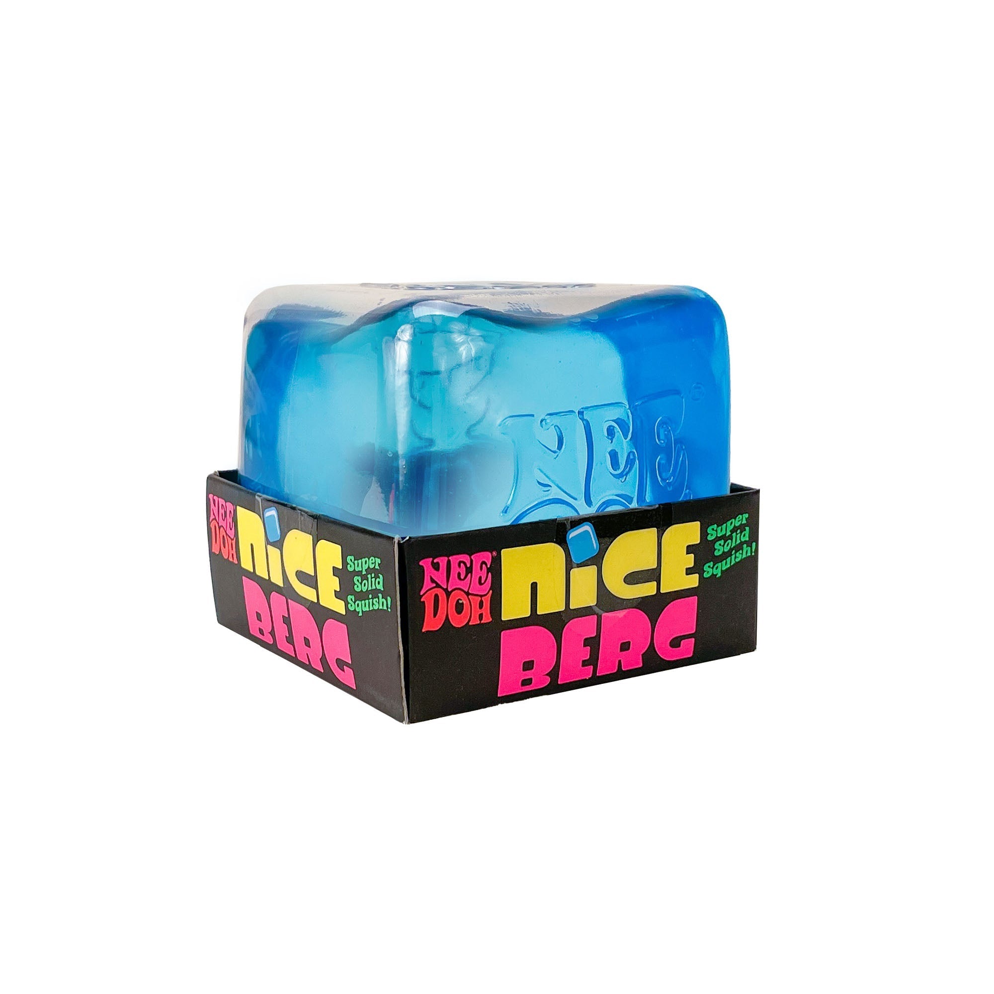 Ice-Cube Texture NeeDoh Nice Berg | Reserve Oak Hollow - Crystal Clear Squishable Ice Cube NeeDoh - Default Title