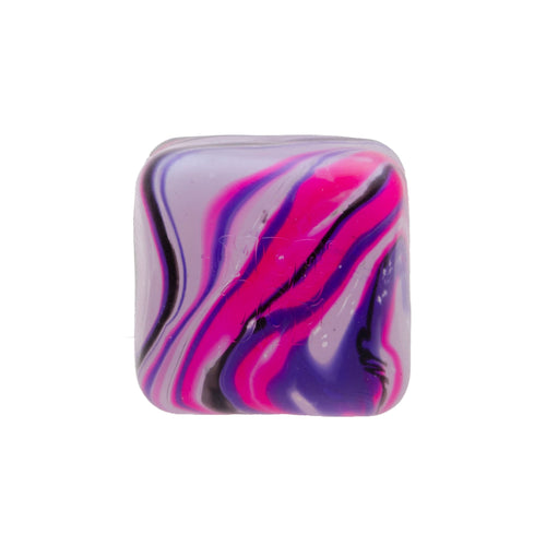 Crystal Clear NeeDoh Nice Cube Swirl | Select Golden Pond - 3-Piece Assorted Nice Cubes Pack for Fidgeting Detail