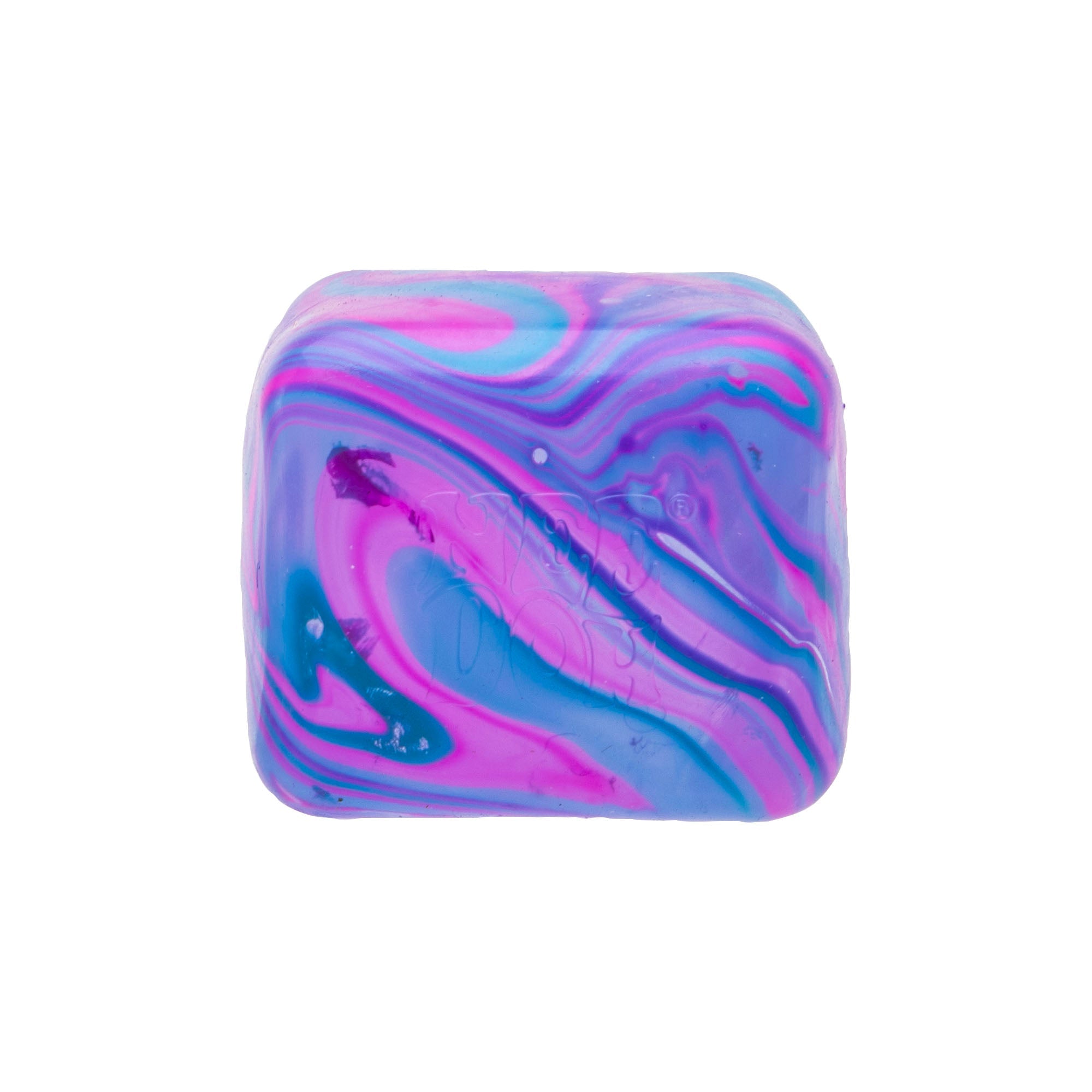 Crystal Clear NeeDoh Nice Cube Swirl | Select Golden Pond - 3-Piece Assorted Nice Cubes Pack for Fidgeting Detail