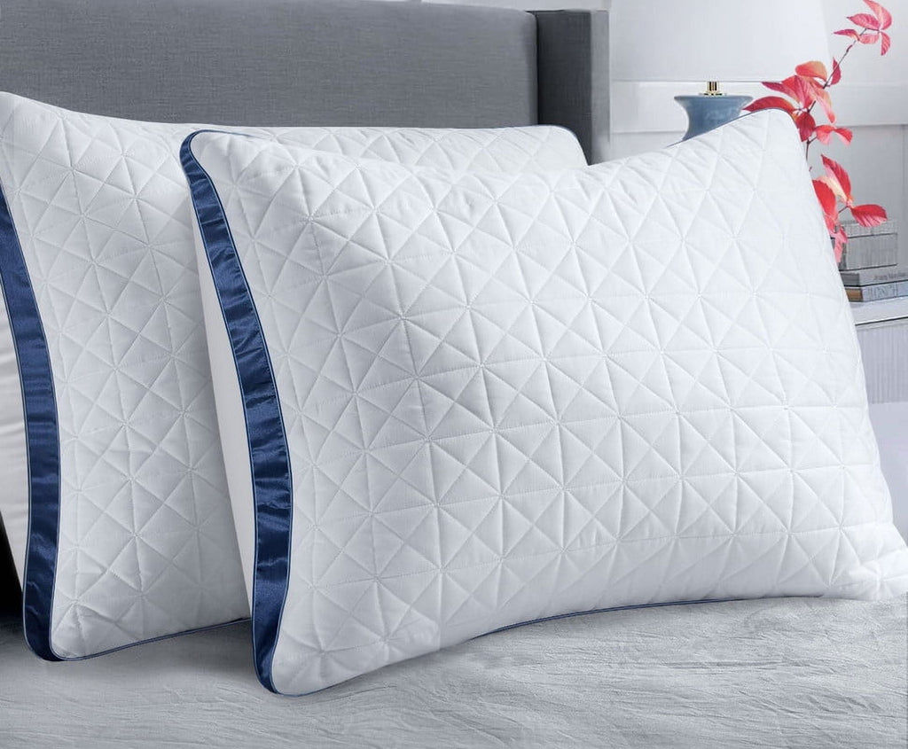 Hotel Collection King Size Pillows Set of 2 - Cooling Hotel Luxury Bed Pillows for Sleeping 2 Pack, Supportive Breathable Down Alterna... - Decorative Throw Pillow Cushion for Sofa & Bed - Default Title