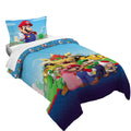 All-Season Kids Comforter and Pillowcase, 2-Piece Set, Twin/Full, Reversible - Luxurious Quilted Duvet Cover Set - Default Title