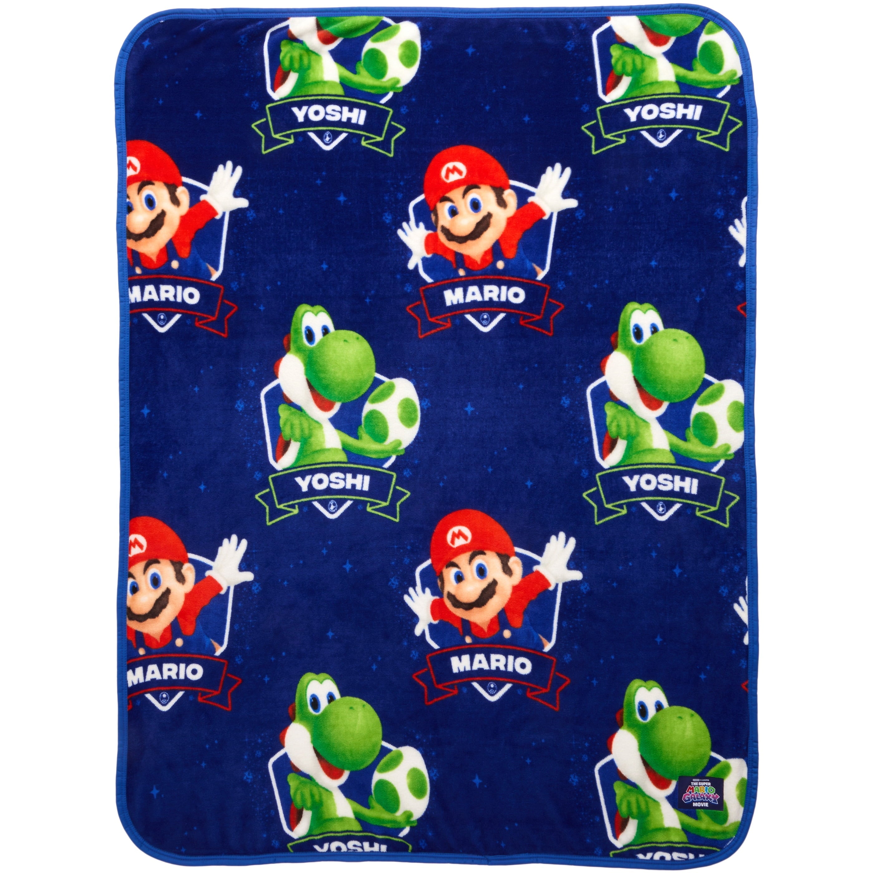 Super Soft Flannel Galaxy Movie Kids Blue Print Fleece Throw Blanket, 46 x 60 - Lightweight Plush Warm Blanket for All Seasons - Default Title