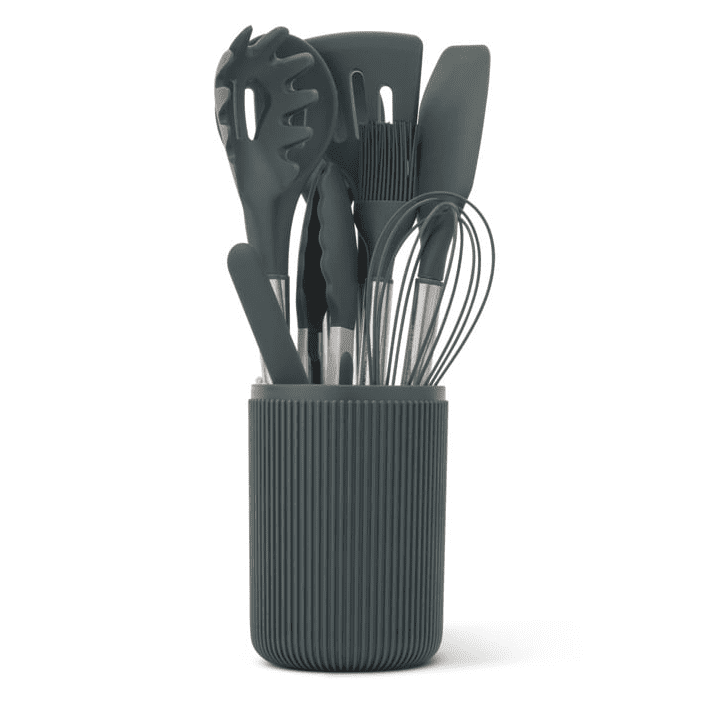 Heavy Duty 10-Piece Silicone Gadget Set - Green - Heavy Duty Stainless Steel Kitchen Shears - Default Title