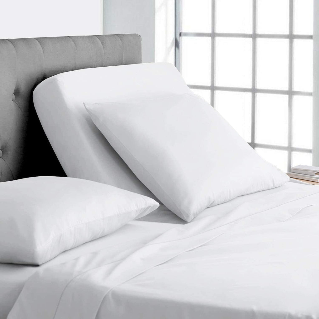 Premium Egyptian Cotton Top Split King 100% Egyptian Cotton 1000 Thread Count, Adjustable Beds -Top Split King Sheets Sets (4 Pcs) Split Down... - Cooling Hotel Quality Bedding Sheets and Pillowcases - Default Title